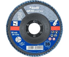 KWB Einhell Lamelslibeskive, Cut-Fix, Ø125, korn 60