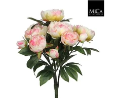 MICA Bouquet of artificial flowers. rose. pink col.. 55 cm