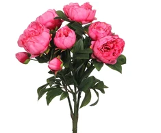 MICA Bouquet of artificial flowers. rose. pink col.. 55 cm