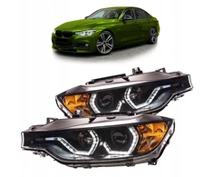 KYB BMW 3 serijos F30 F31 priekiniai dienos žibintai juodi