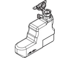 KYOCERA 302LV93020 atsarginė spausdintuvo / skaitytuvo dalis Panaudotų miltelių talpykla 1 vnt