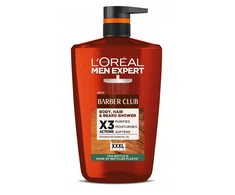 L'Oreal „Men Expert Barber Club“ 3in1 kūno, plaukų ir barzdos prausimosi gelis, 1000 ml