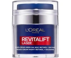 CREAM L'OREAL_Revitalift lazerinis Pressed-Kreminis krem redukujący zmarszczki na noc 50ml