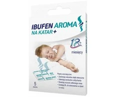 La Casa de los Aromas Ibufen Aromatiniai pleistrai nuo slogos, suvilgyti eteriniais aliejais, palengvinančiais kvėpavimą, 5 vnt.
