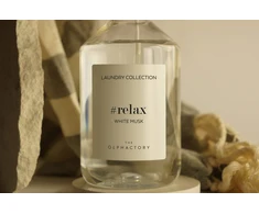 „The Olphactory Relax“ Baltas Musk Baltas Musk drabužių gaiviklis, 500 ml