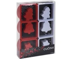 La Cucina Sausainių formelės Kalėdos 12 vnt. 7 cm