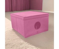ORDINETT Folding box L size 50x40x25cm Blossom