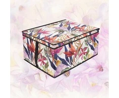 ORDINETT Folding box L size 50x40x25cm Floral Beauty