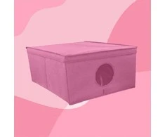 ORDINETT Folding box M size 48x36x19cm Blossom