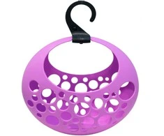 Style Basket for laundry tongs Love lilac 29x13x31cm
