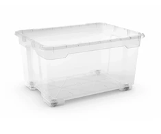 KETER DĖŽĖ 140L R-BOX 77x58x41cm SKAIDRI