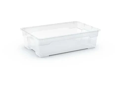 KETER DĖŽĖ 25L R-BOX 56x38x16cm SKAIDRI