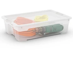 KETER DĖŽĖ 25L R-BOX 56x38x16cm SKAIDRI