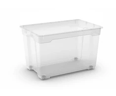 KETER DĖŽĖ 52L R-BOX 56x38x36cm XL SKAIDRI