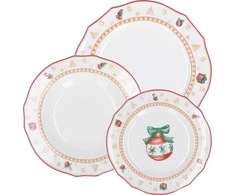 LA PORCELLANA BIANCA CHRISTMAS EDITION 3 lėkščių rinkinys 2 žmonėms