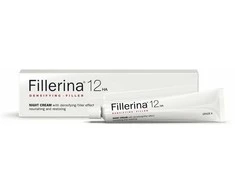 Labo Fillerina 12HA tankinantis užpildas, 4 laipsnio, maitinamasis ir atkuriamasis naktinis veido kremas, 50 ml