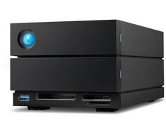 Kietasis diskas LaCie 2big Dock 48TB diskų masyvas, stacionarus kompiuteris, juodas