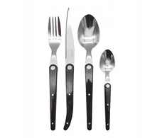 Laguiole Laguiole 16-tlg. Besteck-Set aus Carbon