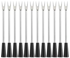 Laguiole Šašlų iešmai sticks Juodas rinkinys 12 (530126)