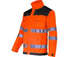 Lahti Pro Bluza, Įspėjamasis džemperis, juodas ir oranžinis, „m“, ce, Lahti