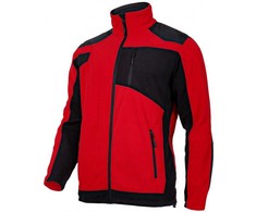 Lahti Pro Bluza, Vilnonis džemperis su sutvirtinimais, raudonas ir juodas, "XL", CE, Lahti
