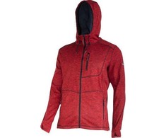 Lahti Pro Bluza, Megztinis su gobtuvu ir užtrauktuku, raudonas, "3xl", ce, Lahti