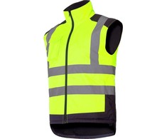 Lahti Pro Kamizelka Dvipusė įspėjamoji liemenė, geltona, "2xl", ce, Lahti