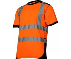 Lahti Pro Marškinėliai Įspėjamieji marškinėliai, oranžinės-juodos spalvos, „2xl“, ce, Lahti