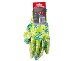 Lahti Pro Rękawice Žalios nitrilo pirštinės l220407p, kartonas, "7", ce, Lahti