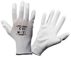 Lahti Pro Rękawice PU pirštinės baltos l230110p, 12 porų, "10", ce, Lahti
