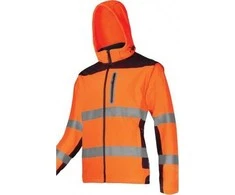 Lahti Pro Softshell striukė su nuimamomis rankovėmis, oranžinė, "L", ce, lahti