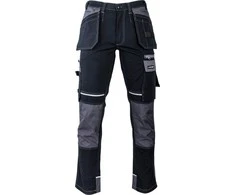 Lahti Pro Kelnės Juodos ir pilkos kelnės su sutvirtinimais, „2xl“, ce, lahti