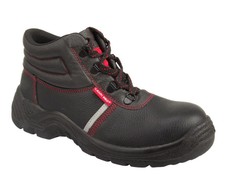 Lahti Pro Trzewiki Juodi odiniai aulinukai su kulkšnimis, s1 fo sr, "44", ce, Lahti