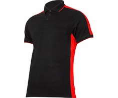 Lahti Pro Marškinėliai Polo marškinėliai 190g/m2, juodi ir raudoni, "m", ce, Lahti