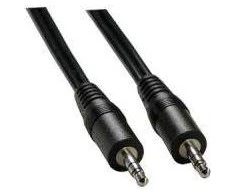 Audio Kabelis Jack (3,5mm) M - Jack (3,5mm) M, 5m, juoda