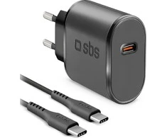 Įkroviklis SBS Mobile 1x USB-C 3 A (TEKITTC15W)