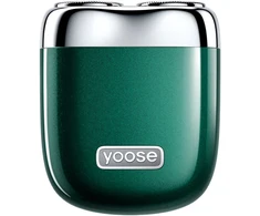 Laifen Yoose Mini 2.0 barzdaskutė, elektros mašinėlė vyrams, IPX7, USB-C, kelioninė, žalia
