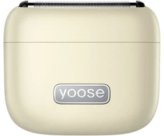 Laifen Yoose Mini 5 skutimosi mašinėlė, elektrinė vyrų skutimosi mašinėlė, IPX7, USB-C, kelioninė, balta