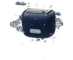 Laifen „Yoose Mini 5“ skutimosi mašinėlė, elektra varoma vyriška skutimosi mašinėlė, IPX7, USB-C, kelioninė, mėlyna