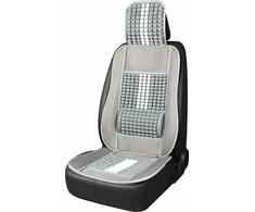 Amio Automobilio sėdynės kilimėlis su karoliukais 131 x 46 cm - pilka