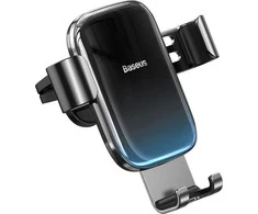 Baseus Glaze Gravity automobilinis telefono laikiklis į groteles - Juodas