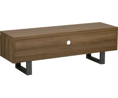 Beliani TV spintelė TIMBER tamsiai ruda