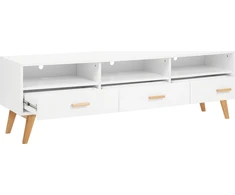 Beliani TV staliukas LIBERTY Baltas