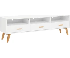 Beliani TV staliukas LIBERTY Baltas
