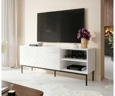 Laikiklis Cama Meble TV Spintelė - Abergo 150x42x60 Cm Balta