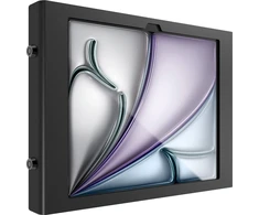Laikiklis Compulocks Compulocks iPad Air M2 13" (2024), Apex Secured Enclosure Wall Mount - korpusas - planšetei - stiklo tvirtinimas, kambarys - rakinamas - aukštos kokybės aliuminis - juodas - ekrano dydis: 33,02 cm (13") - montavimo sąsaja: 100 x 100 m