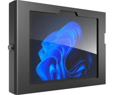 Laikiklis „Compulocks Surface GO 1-4 Gen Apex Secured Enclosure“ – dėklas – atvira priekinė/galinė kamera ir jutikliai – planšetiniam kompiuteriui – apsaugotas – užrakinamas – metalinis rėmas – juodas – skirtas „Microsoft Surface Go“, „Go 2“, „Go 3“, „Go 4“ verslui