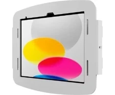 Laikiklis Compulocks iPad 10.9" 10th Gen Space Enclosure Wall Mount - komplektas montażowy (montaż na ścianie) - do tabletu - zablokowany - wysokiej jakości aliuminio - balta - interfejs montażowy: 100 x 100 mm - do Apple 10.9-calowego iPada (10. generacja)