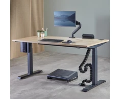 Fellowes PCH plono kliento laikiklis po stalu, juodas