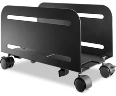 Laikiklis do komputera InLine® PC-Trolley, Rolling support for computer cases, max 10kg, juodas